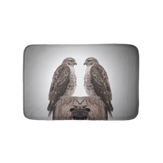 Tapete De Banheiro Falcões em um cargo (frente)