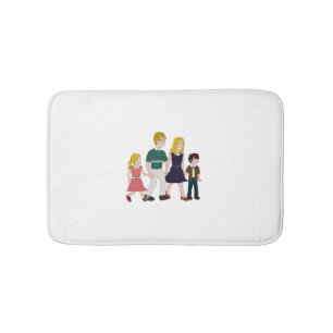 Tapete De Banheiro Família Ridiculamente Feliz