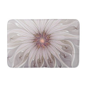 Tapete De Banheiro Fantasia Floral, Flor Moderna Abstrata Pastel