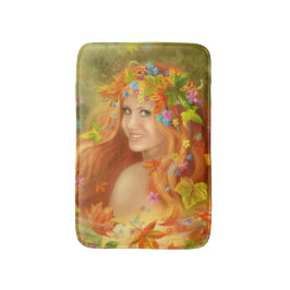 Tapete De Banheiro Fantasia Linda fada no outono. natureza