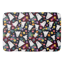 Tapete De Banheiro Fantasmas e Flores