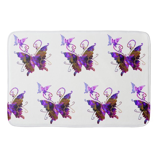 Tapete De Banheiro Fantasy Butflies (Frente)