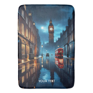 Tapete De Banheiro Fantasy Cute Evening London Rain