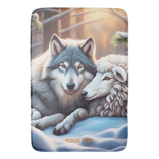 Tapete De Banheiro Fantasy Cute Vivid Shewf Winter (Frente Vertical)