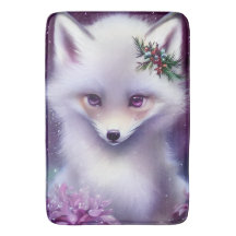 Fantasy White Baby Fox com Olhos Lavandas