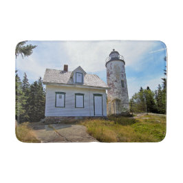Tapete De Banheiro Farol da Ilha Baker, Maine