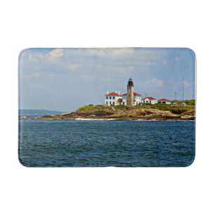 Tapete De Banheiro Farol de Beavertail, Rhode Island