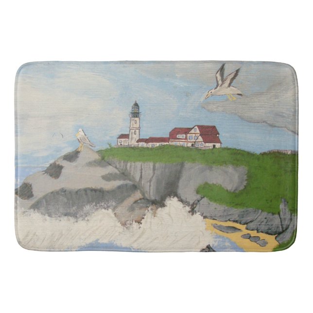 Tapete De Banheiro Farol do Sea Bath Mat (Frente)
