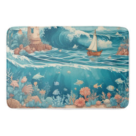 Tapete De Banheiro Farol e Dreamscape Oceânico