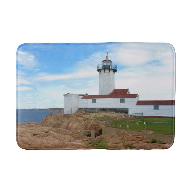 Tapete De Banheiro Farol East Point, Massachusetts Bath Mat (Frente)