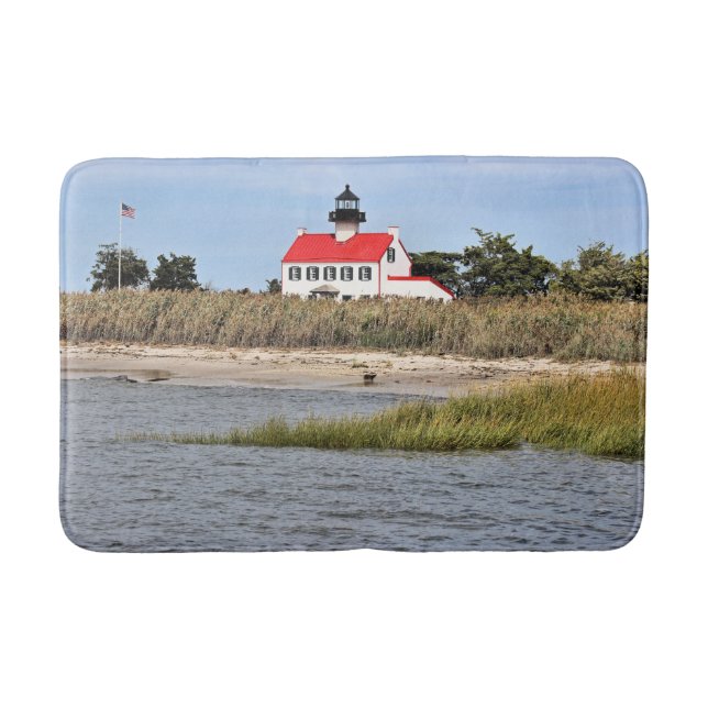 Tapete De Banheiro Farol East Point, New Jersey Bath Mat (Frente)