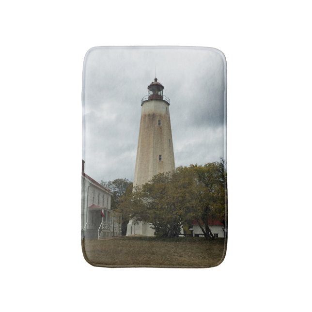 Tapete De Banheiro Farol Sandy Hook (Frente Vertical)
