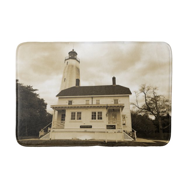 Tapete De Banheiro Farol Sandy Hook (Frente)