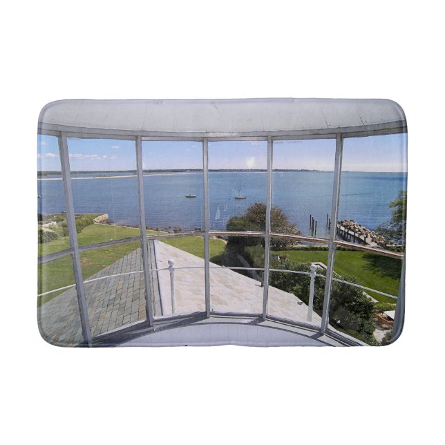 Tapete De Banheiro Farol Stonington Harbor, Connecticut Bath Mat (Frente)