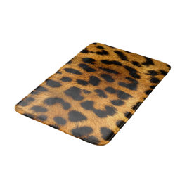 Tapete De Banheiro Faux Leopardo Skin Bathroom Mat