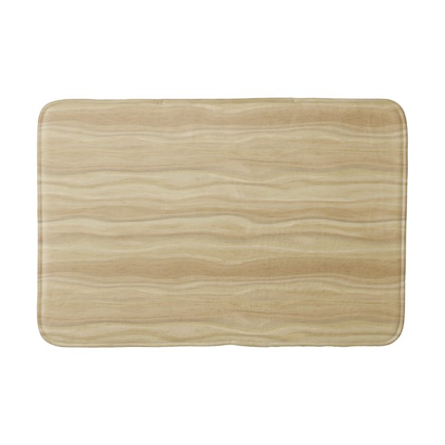 Tapete De Banheiro Faux Wood Grain (Frente)