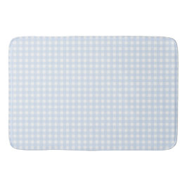 Tapete De Banheiro Faye e Lauren Light Blue Gingham