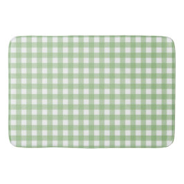 Tapete De Banheiro Faye e Lauren Pastel Green Gingham