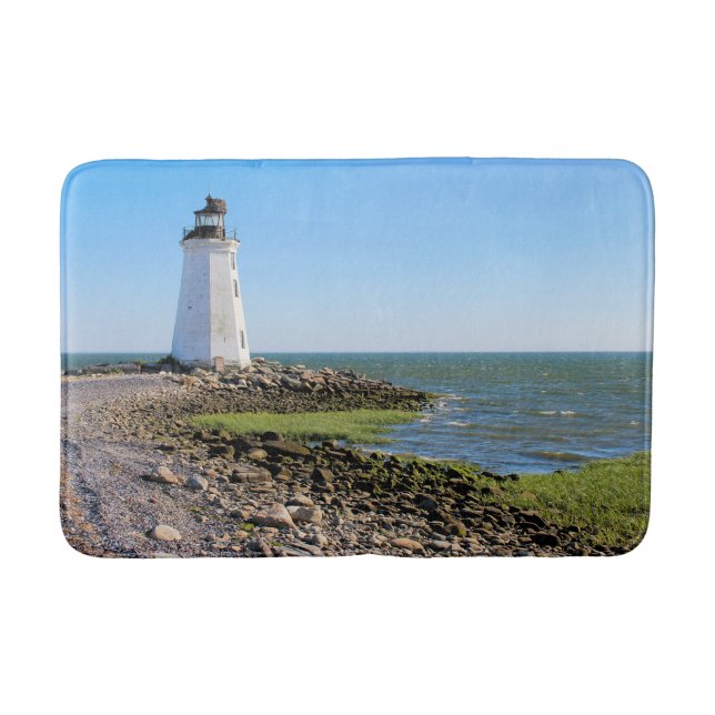 Tapete De Banheiro Fayerweather Island Lighthouse, Connecticut (Frente)