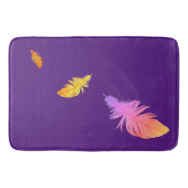 Tapete De Banheiro Feather Design Bath Mat