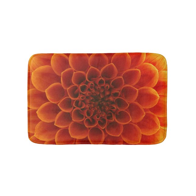 Tapete De Banheiro Fechamento detalhado de uma flor. (frente)