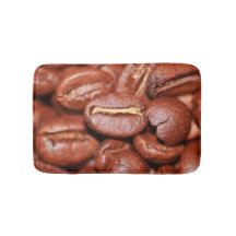 Feijões de café torrados