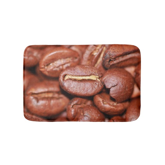 Tapete De Banheiro Feijões de café torrados (frente)