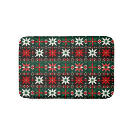 Tapete De Banheiro Feira de Natal Escandinava Edição Fair Isle 3
