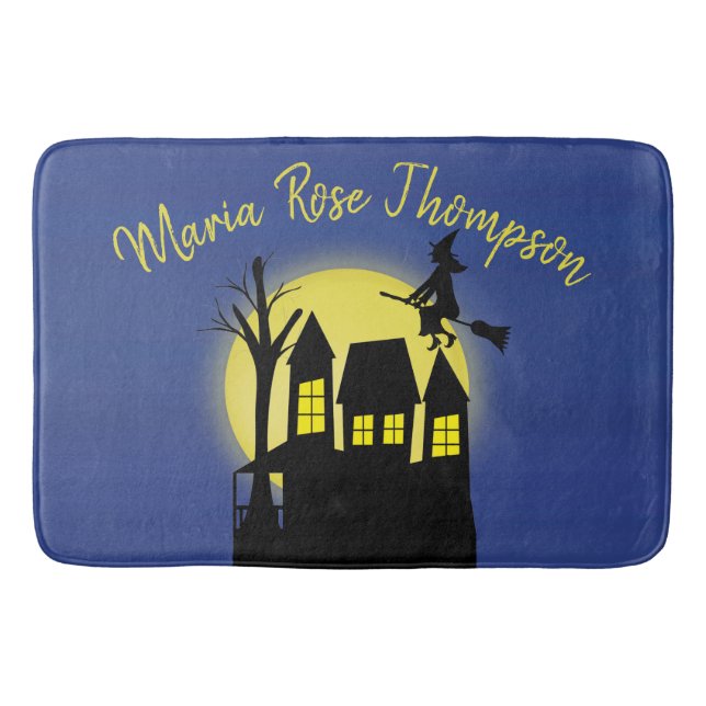 Tapete De Banheiro Feiticeira Assustadora da Lua (Frente)