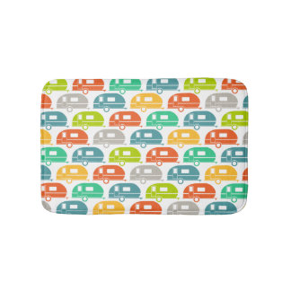 Tapete De Banheiro Feliz Camper| Camper Decor Bright