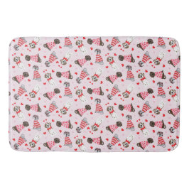 Tapete De Banheiro Feliz Dia dos Namorados Grandes Caninos