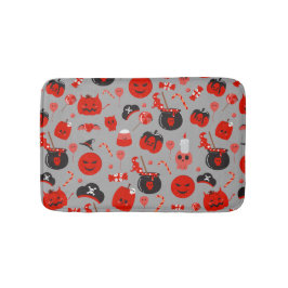 Tapete De Banheiro Feliz Halloween Fantasma Personalizado Bath Mat