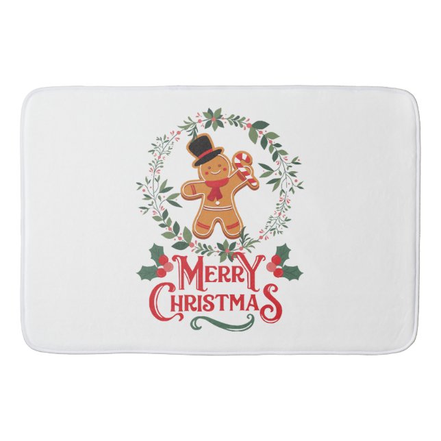 Tapete De Banheiro Feliz Natal (Frente)