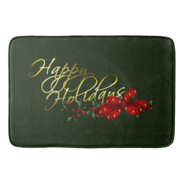 Tapete De Banheiro Feliz Natal de Férias