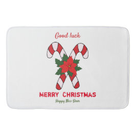 Tapete De Banheiro Feliz Natal e Ano Novo Minimalista