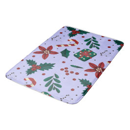 Tapete De Banheiro Feliz Natal - Padrão de Abstrato