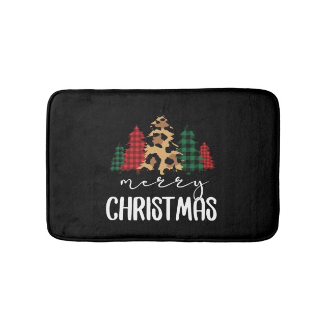 Tapete De Banheiro Feliz Natal Svg Leopard Tree (frente)