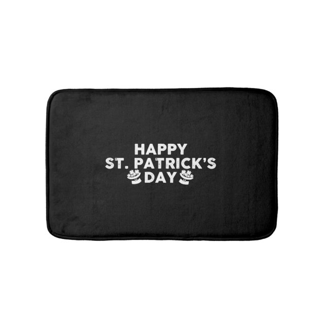 Tapete De Banheiro Feliz Rua Dia de Patrick (frente)