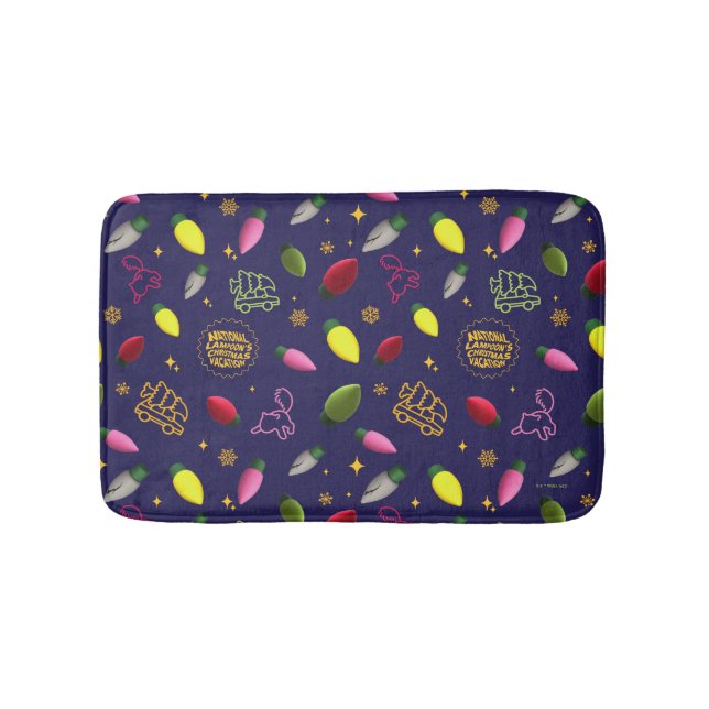 Tapete De Banheiro Férias de Natal | Padrão de férias (frente)