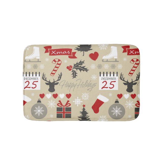 Tapete De Banheiro Férias Felizes (frente)