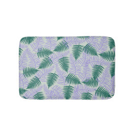 Tapete De Banheiro Fern roxo verde deixa padrão de flores retrô 70s