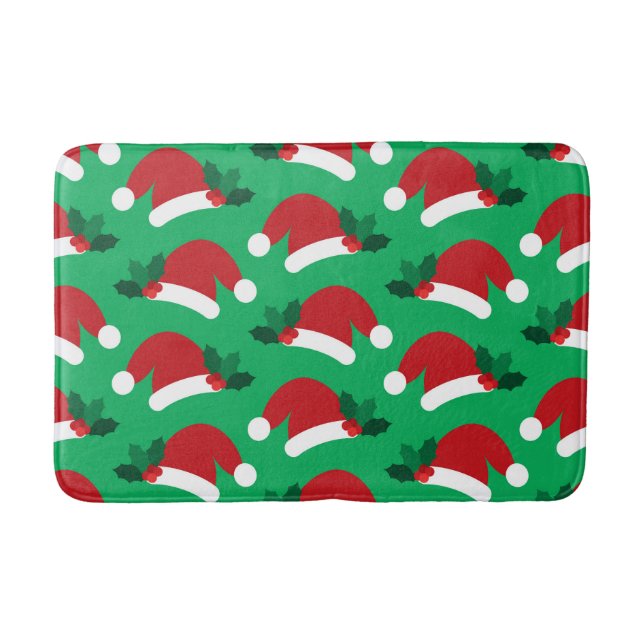 Tapete De Banheiro Festive Christmas Bath Mat – Holiday BathroomDecor (Frente)