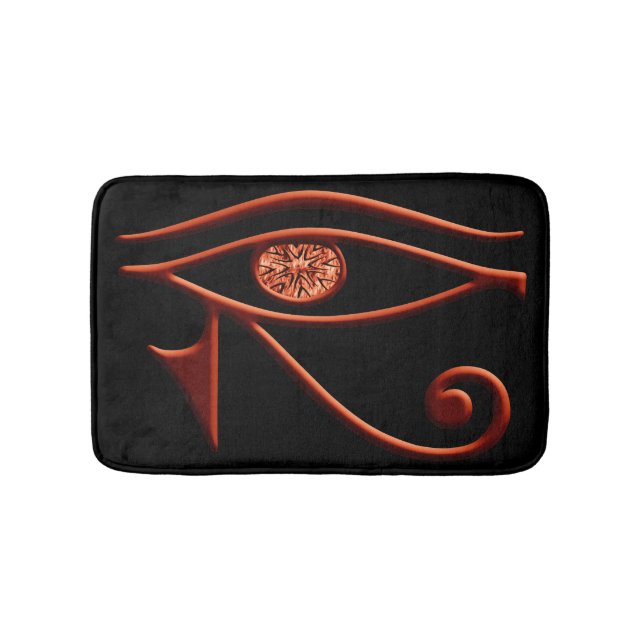 Tapete De Banheiro Fiery Olho De Horus Bath Mat (frente)