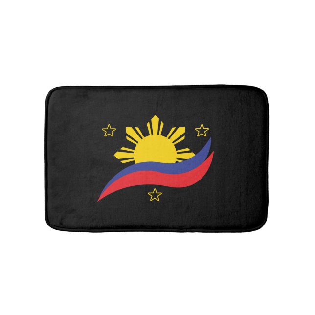 Tapete De Banheiro Filipinas: Filipino Pinoy Flag (frente)