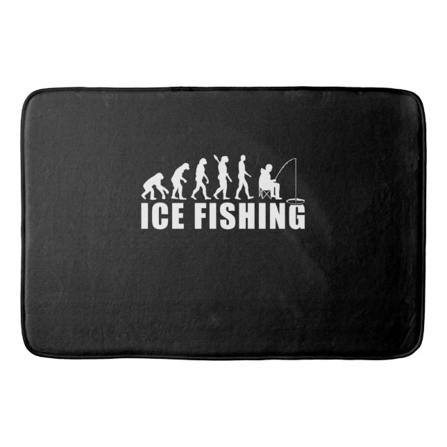 Tapete De Banheiro Fisher Ice Fishing Evolution (Frente)