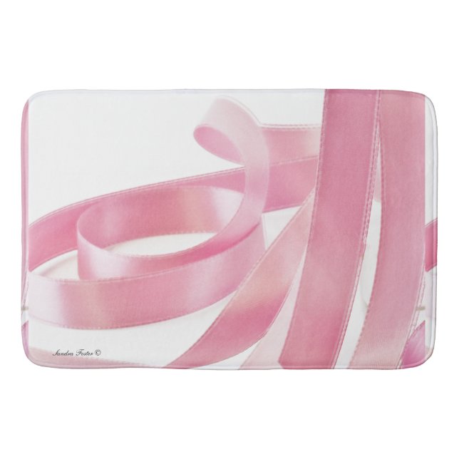 Tapete De Banheiro Fita Rosa (Frente)