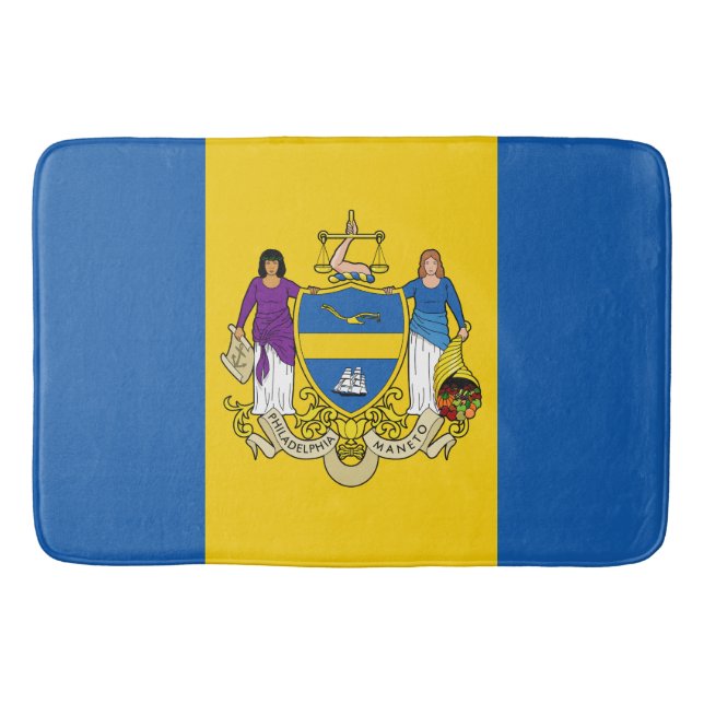 Tapete De Banheiro Flag of Philadelphia, Pennsylvania (Frente)