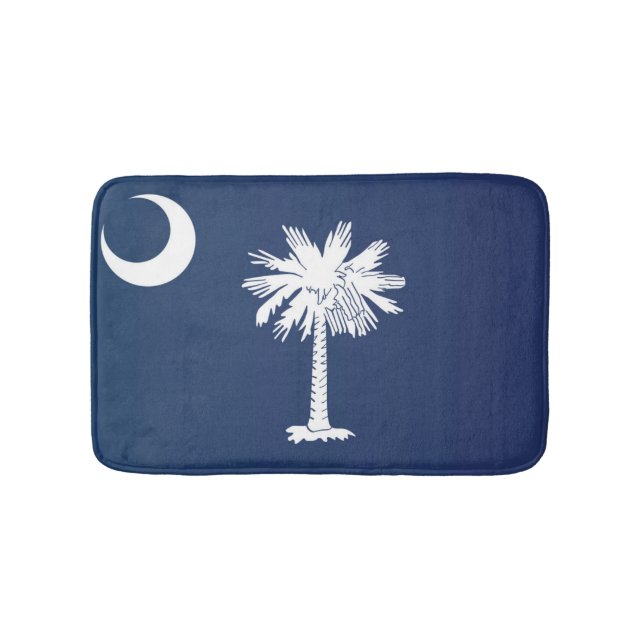 Tapete De Banheiro Flag of South Carolina, EUA (frente)