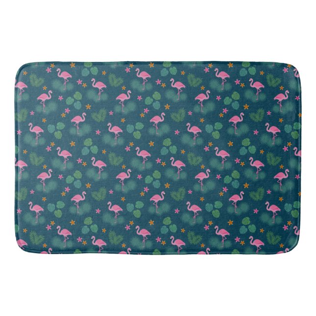 Tapete De Banheiro Flamingo Bath Mat (Frente)