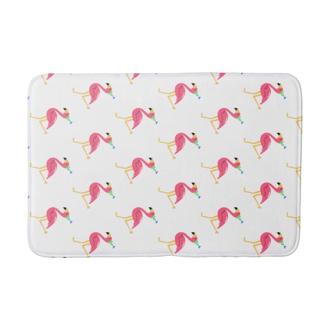 Tapete De Banheiro Flamingo Bathroom Mat (Frente)